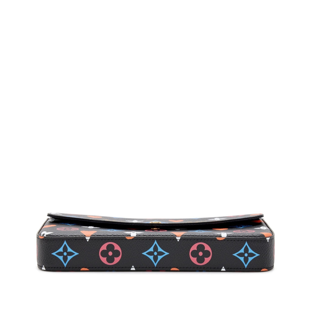 Louis Vuitton
Black Multicolor Monogram Coated Canvas Game On Félicie Pochette Gold Hardware, 2020