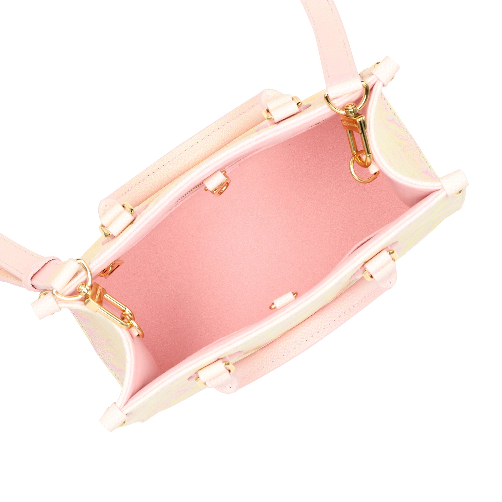 Louis Vuitton Pink and Yellow Monogram Empreinte OnTheGo PM Gold Hardware, 2022