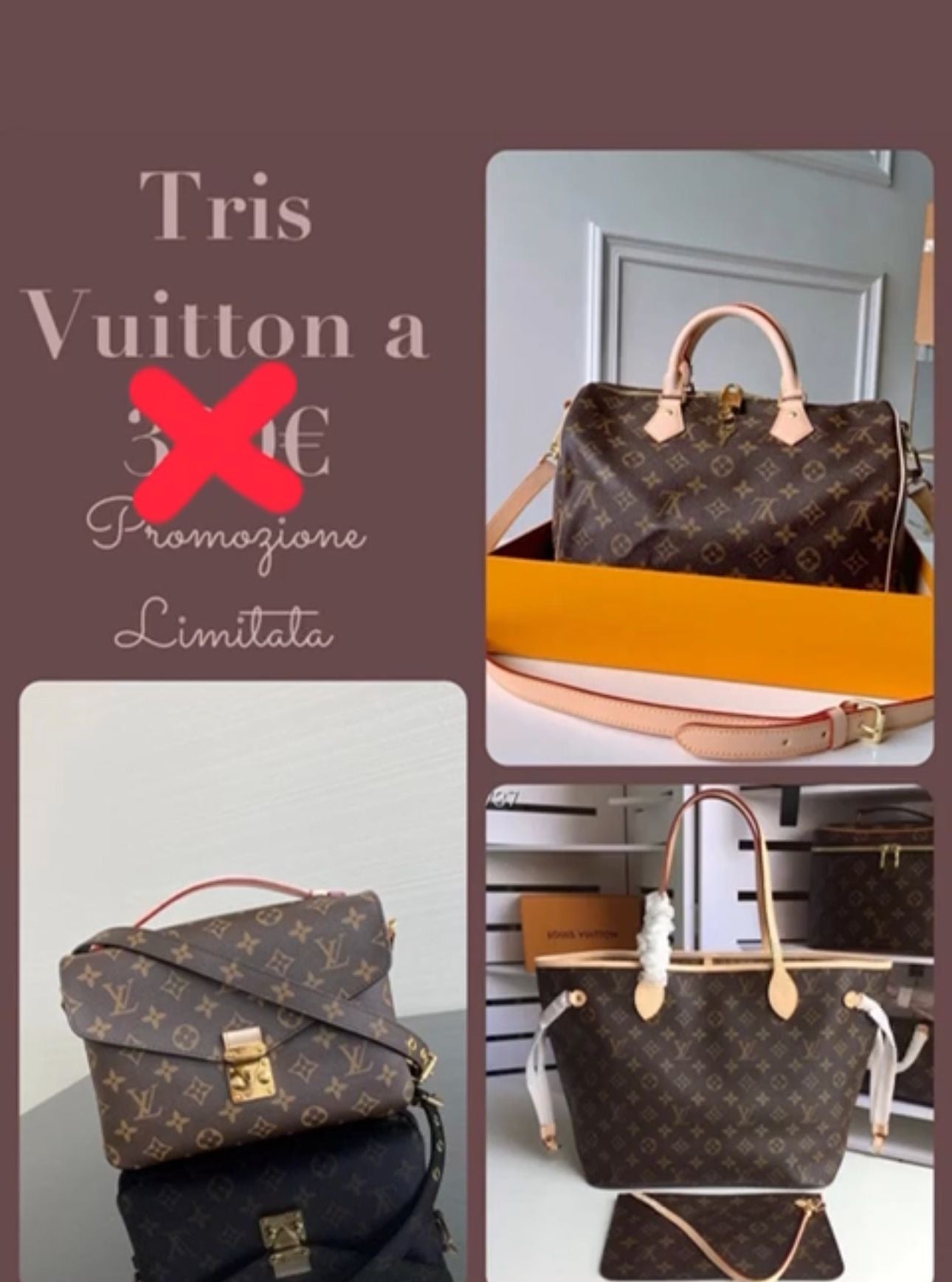 Tris Borse Louis Vuitton