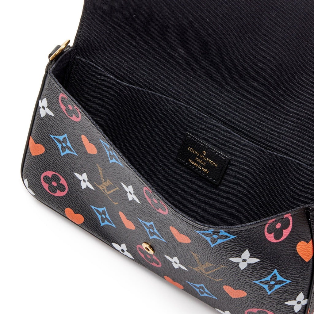 Louis Vuitton
Black Multicolor Monogram Coated Canvas Game On Félicie Pochette Gold Hardware, 2020