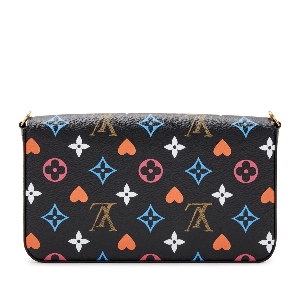 Louis Vuitton
Black Multicolor Monogram Coated Canvas Game On Félicie Pochette Gold Hardware, 2020