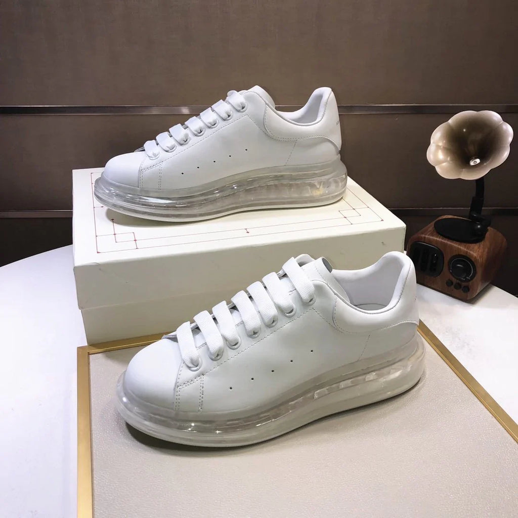 ALEXANDER MCQUEEN BIANCA CON GOMMA TRASPARENTE