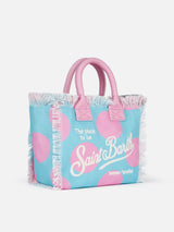 Borsa Colette in tela di cotone a pois