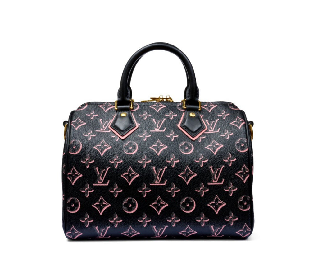 Louis Vuitton
Black and Pink Coated Canvas Fall For You Speedy Bandoulière 25 Gold Hardware, 2022