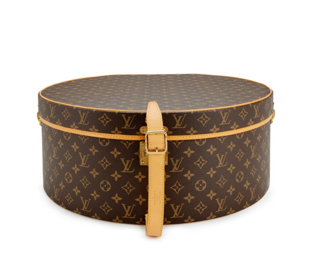 Louis Vuitton
Brown Monogram Canvas Boite Chapeaux 50 Gold Hardware