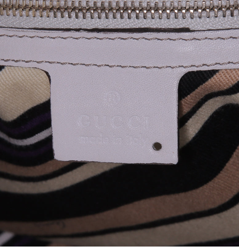 Borsa Gucci Gucci Vintage in pelle bianca
