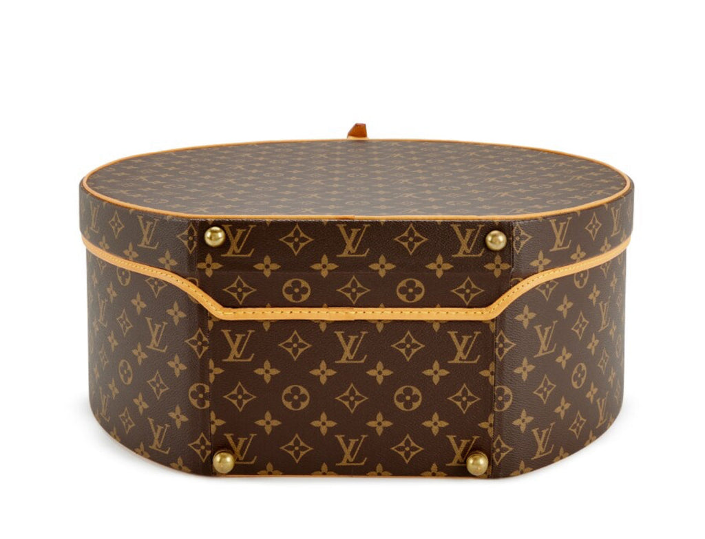 Louis Vuitton
Brown Monogram Canvas Boite Chapeaux 50 Gold Hardware