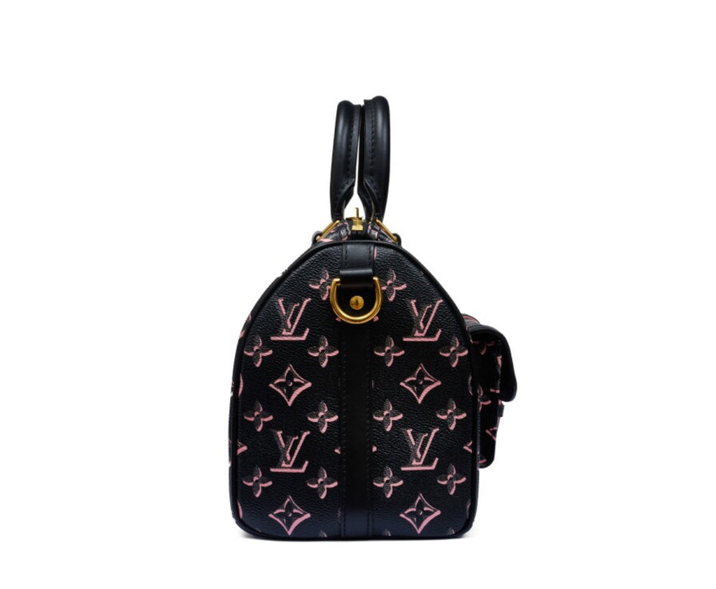 Louis Vuitton
Black and Pink Coated Canvas Fall For You Speedy Bandoulière 25 Gold Hardware, 2022