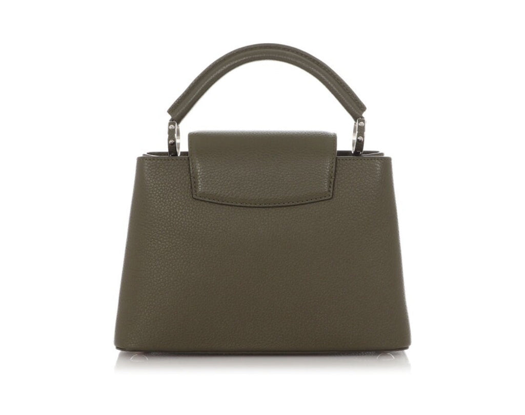 Louis Vuitton
Khaki Capucines BB Silver Hardware