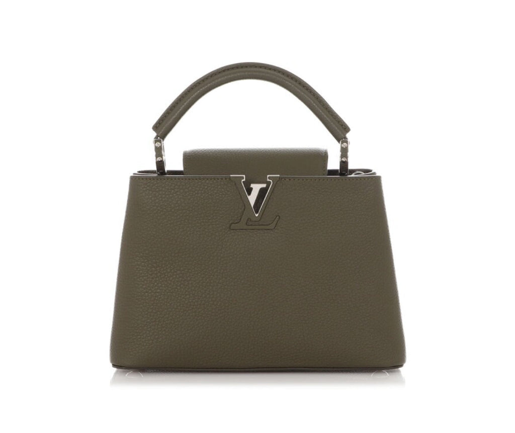 Louis Vuitton
Khaki Capucines BB Silver Hardware