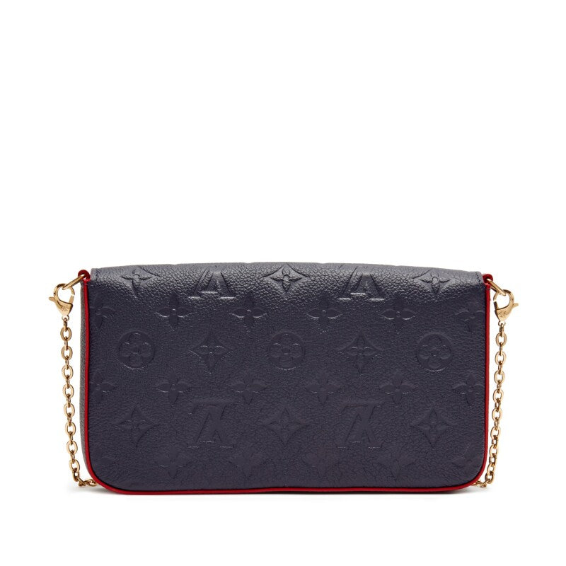 Louis Vuitton
Ebene Monogram Canvas Félicie Pochette Gold Hardware, 2021