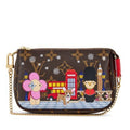 Louis Vuitton
Multicolor Monogram Coated Canvas XMAS Vivienne in London Mini Pochette Accessoires Gold Hardware, 2021