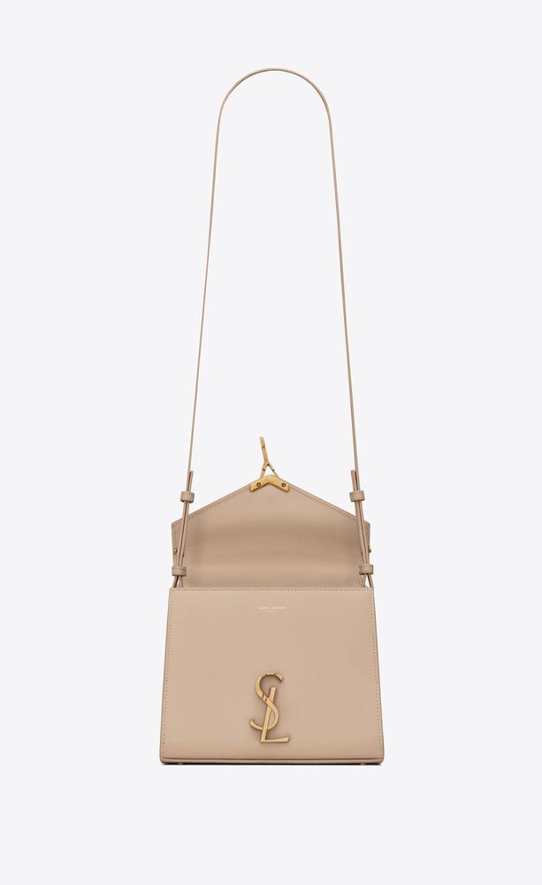 BORSA CASSANDRA MINI IN PELLE GOFFRATA GRAIN DE POUDRE