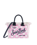 Borsa Colette in tela di cotone a pois