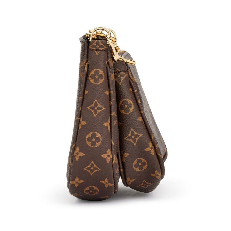Louis Vuitton Khaki and Brown Monogram Canvas Multi Pochette Accessories Gold Hardware, 2021