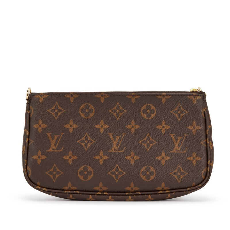 Louis Vuitton Khaki and Brown Monogram Canvas Multi Pochette Accessories Gold Hardware, 2021