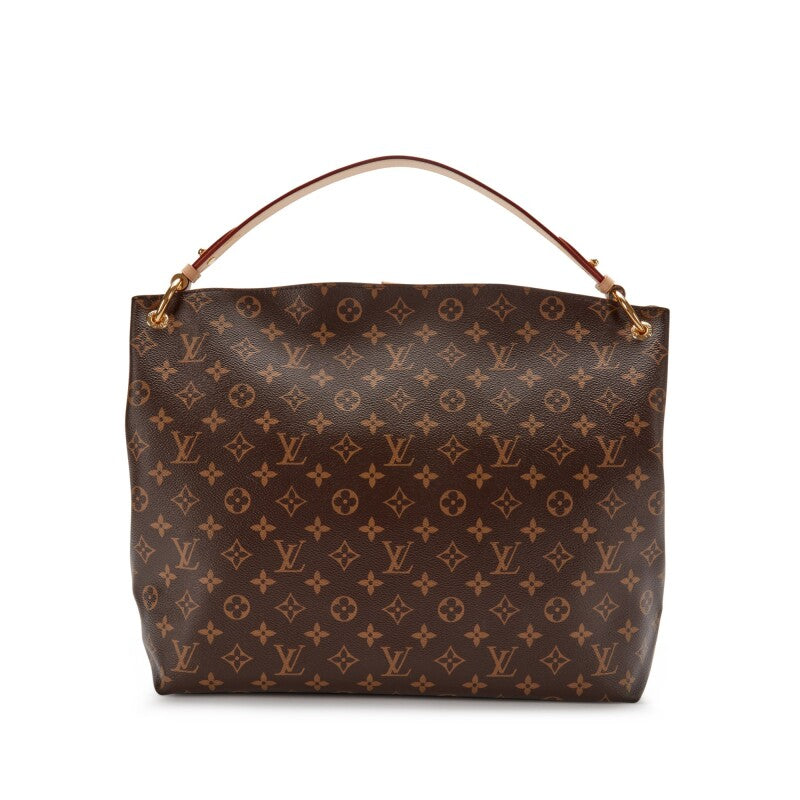 Louis Vuitton Ebene Monogram Coated Canvas Graceful MM Gold Hardware, 2021