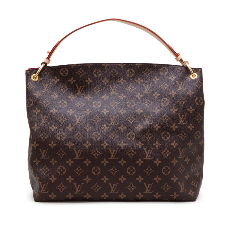 Louis Vuitton Ebene Monogram Coated Canvas Graceful MM Gold Hardware, 2021