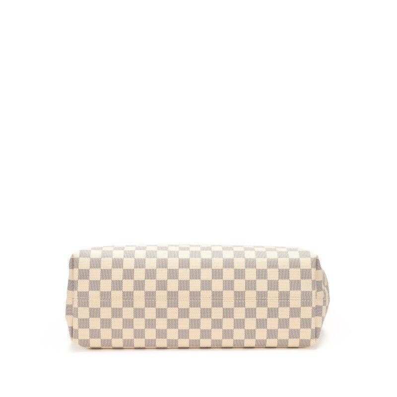 Louis Vuitton White and Blue Damier Azur Coated Canvas Graceful MM Gold Hardware, 2021-2022