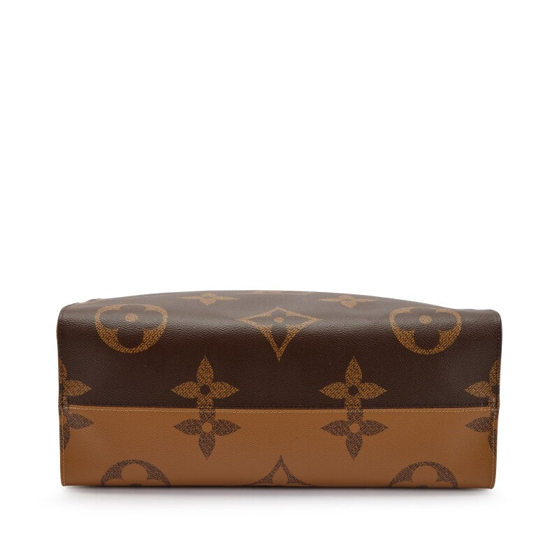 Louis Vuitton Brown Giant Reverse Monogram Coated Canvas OnTheGo GM Gold Hardware, 2020