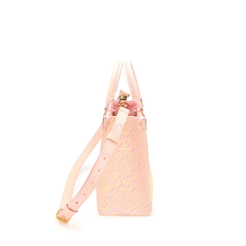 Louis Vuitton Pink and Yellow Monogram Empreinte OnTheGo PM Gold Hardware, 2022