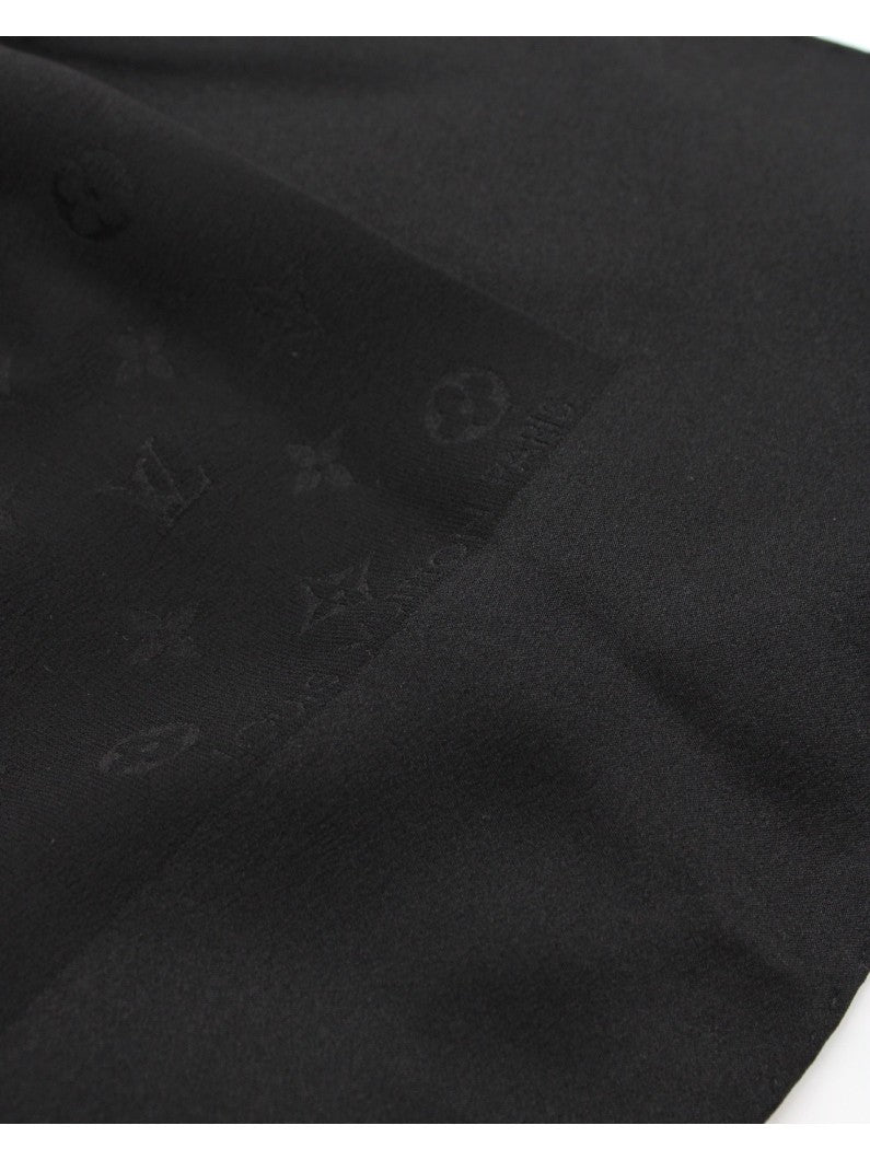 Foulard Louis Vuitton In Seta Nero