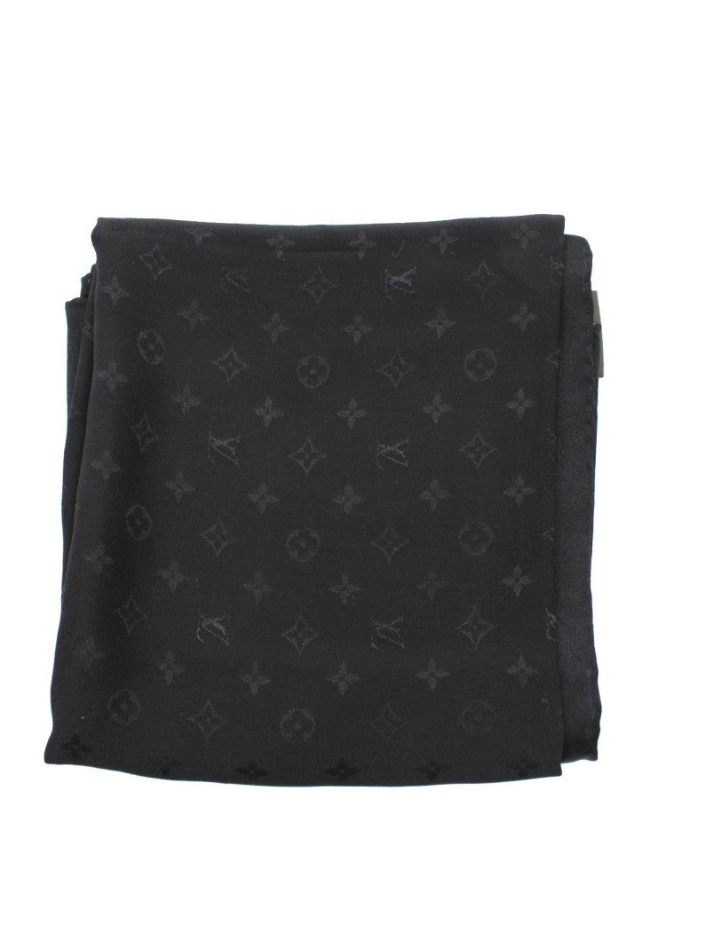 Foulard Louis Vuitton In Seta Nero
